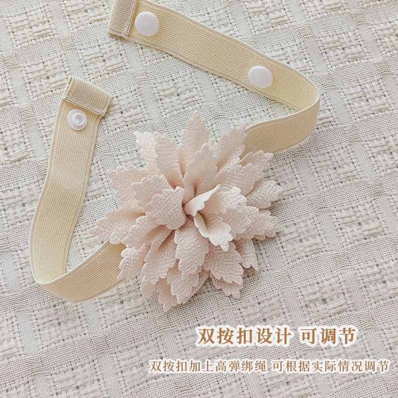 轻奢成对花朵窗帘绑带高档家居挂饰纱帘捆绑绳创意窗帘扣环