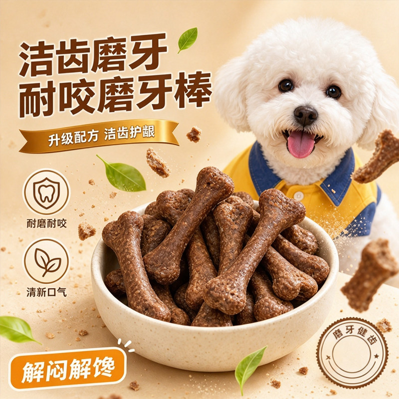 小型犬耐咬洁齿磨牙棒