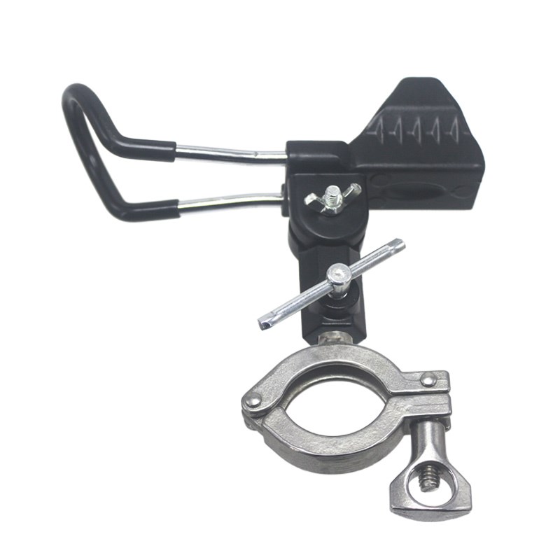 皮划艇支架 船桨炮台冲锋舟橡皮艇鱼竿桨用固定炮台船钓渔船竿架