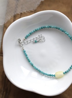 没有一个春天不会到来 - 收藏ji天然绿松石手链 新年礼物