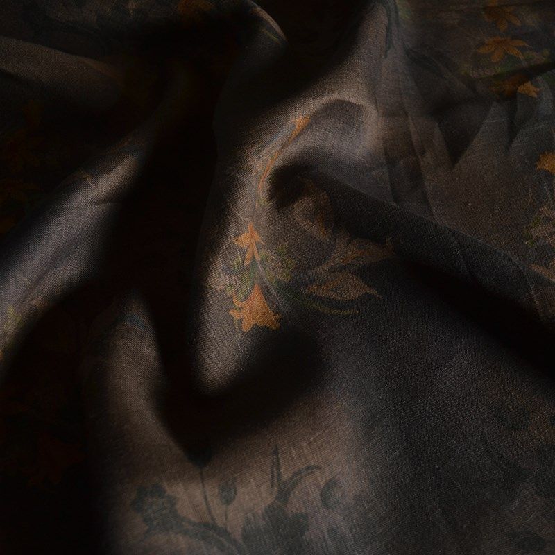 天一国际36支水洗纯亚麻印花布料民族风连衣裙袍子衬Z衫服装面料,纺织面料/辅料/配套,棉麻面料,淘宝优惠券,粉丝福利购,淘宝优惠卷