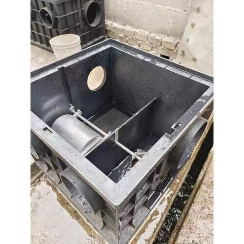 智能雨污水分流器自动楼宇地污过滤设备塑料截污U雨水污水分离器