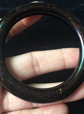 双11狂欢购 天然海柳藤黑珊瑚金花点手环饰品百搭民族风