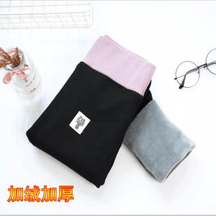 加绒加厚打底裤女裤子秋冬外穿长裤护膝小脚2021新款显瘦保暖棉裤