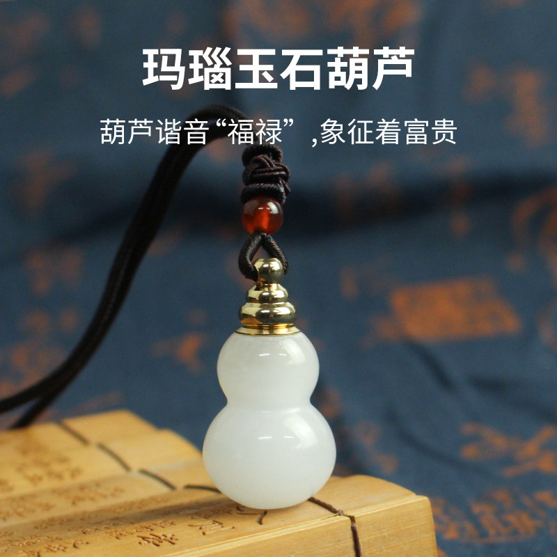 装朱砂的空心葫芦小瓶吊坠空瓶可打开香水精油吊坠项链文艺复古