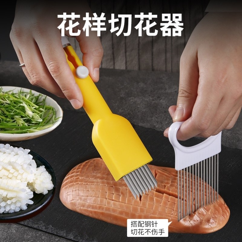 鲍鱼猪腰鸡鸭胗墨鱼鱿鱼切花刀