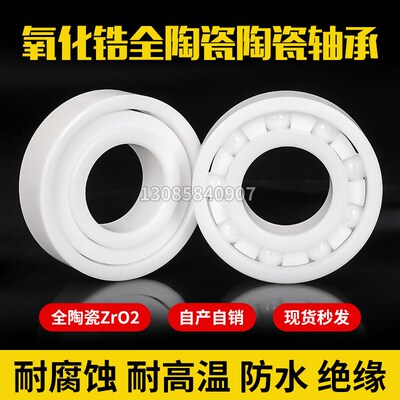 全陶瓷轴承内径20外径32 37 42 47氧化锆6004CE 6204 6804 6904