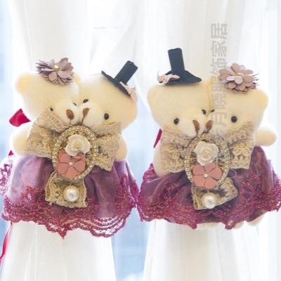 捆线带豪华窗帘绑带免打孔园艺花新款系带捆带小清新儿童房捆绑绳