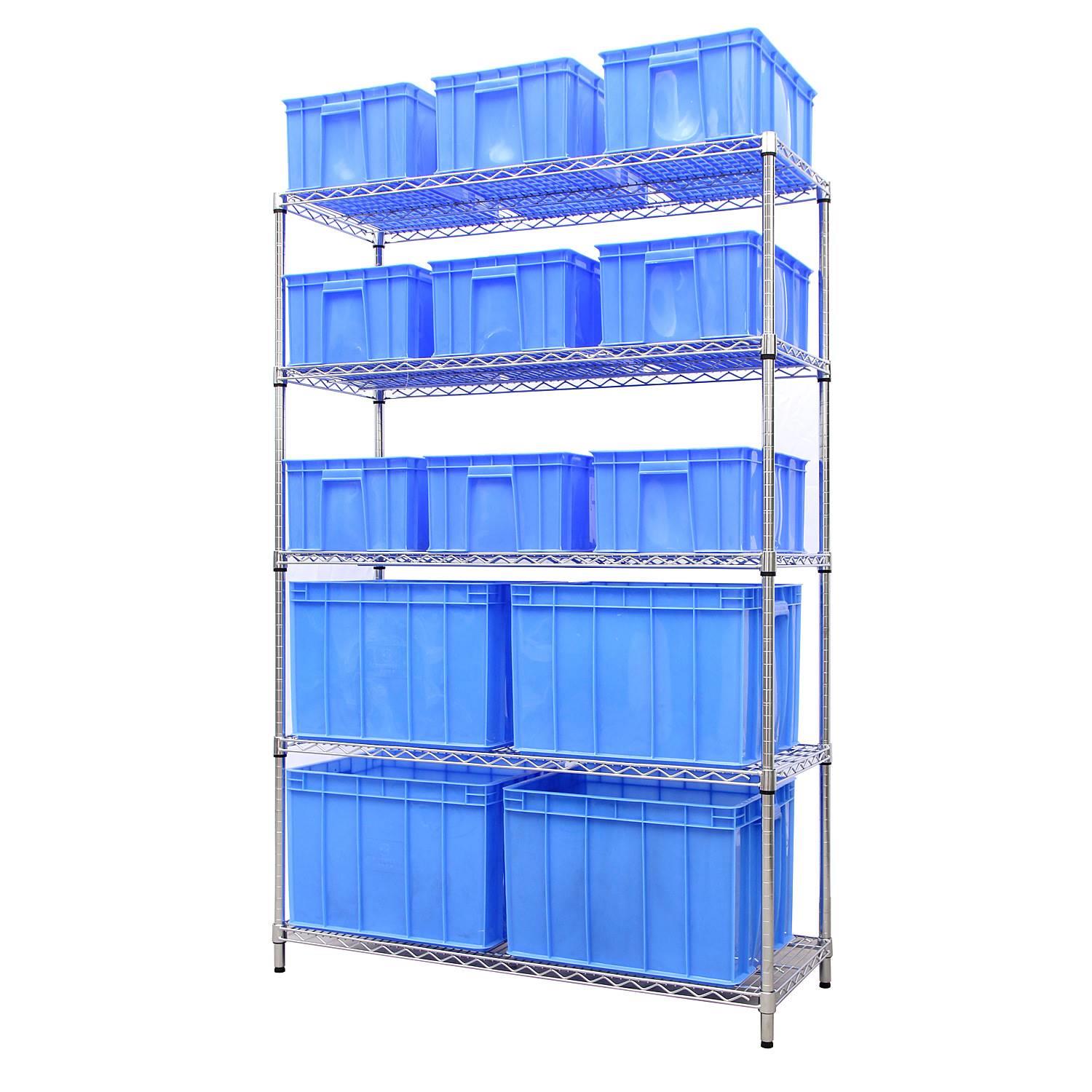 网片自由调节仓库货架自由组合中轻重型库房铁架子储藏置物架