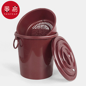 茶桶A1p701 茶渣桶茶水桶过滤垃圾茶道工具茶台废水桶功夫茶具配