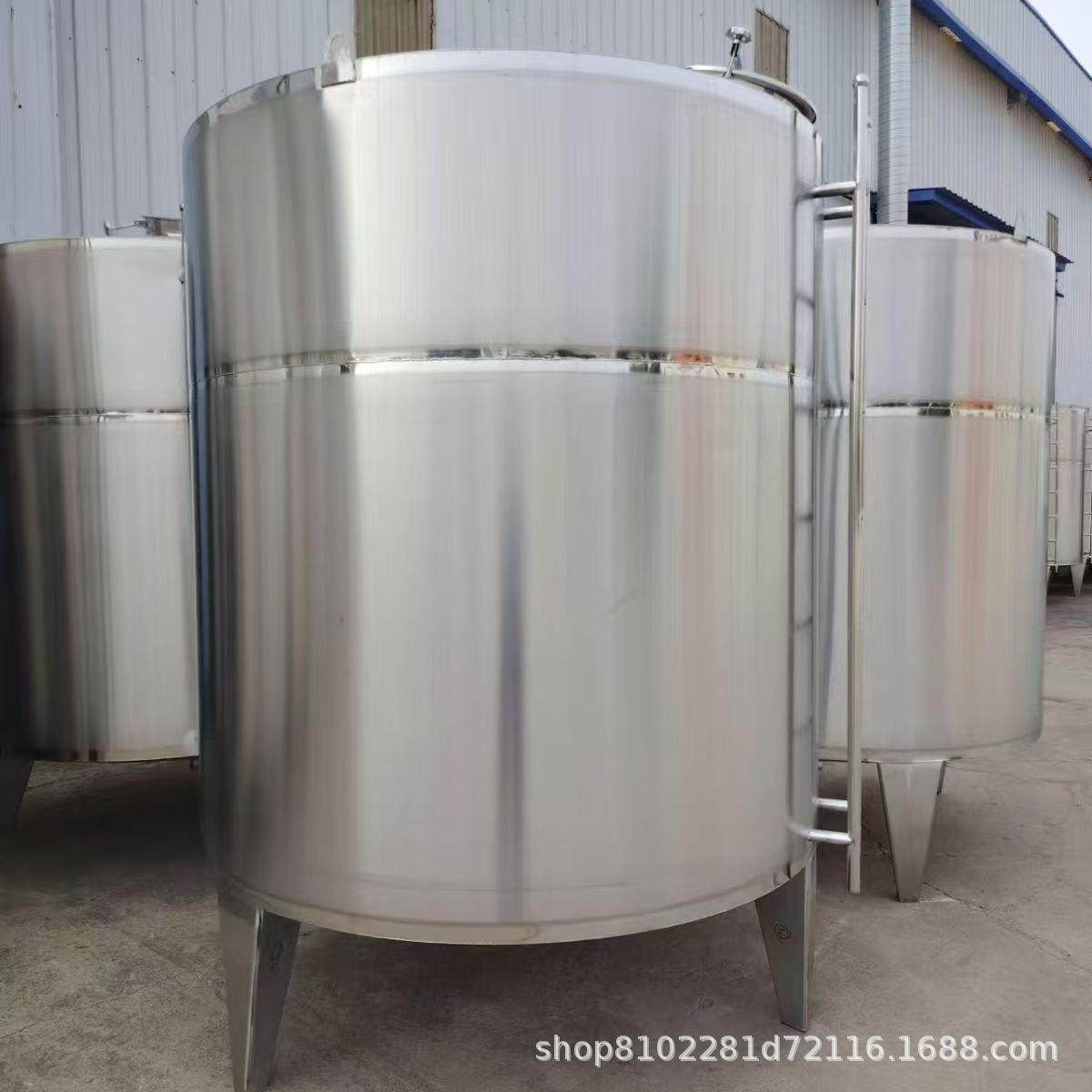 304不锈钢储罐储酒罐1吨3吨5吨白钢酒罐存储罐发酵罐不锈钢储油罐