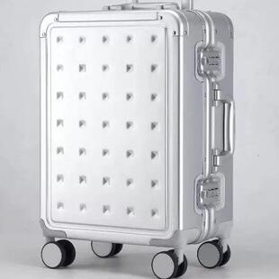 行李箱镁铝合金拉杆箱万向轮超静音密码锁20寸新款登机箱