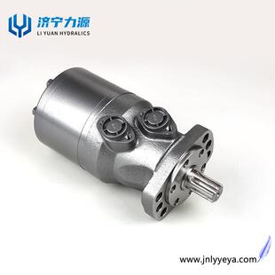 用于输送带设备omr摆线马达 济宁力源BM4车轮小挖机回转液压马达