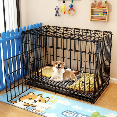 超大耐用耐咬狗笼小中大型犬室内柯基狗窝比笼宠物狗笼子宠物别墅