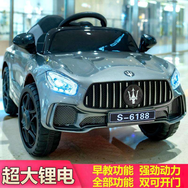 儿童电动气车男女宝宝四轮带遥控防侧翻小汽车小孩自驾童车玩具车