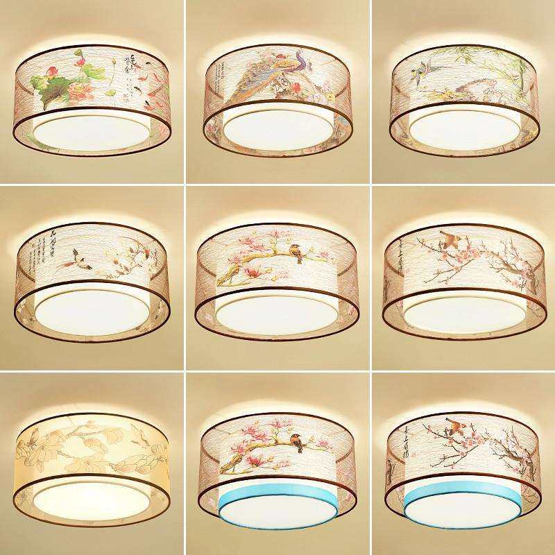 新中式卧室吸顶灯中国风圆形现代简约温馨形卧室书房餐厅家用灯具,节庆用品/礼品,新娘配件,淘宝优惠券,粉丝福利购,淘宝优惠卷