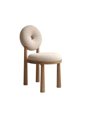 Baba chair设计师靠背椅书桌椅梳妆椅化妆椅甜甜圈全实木餐椅