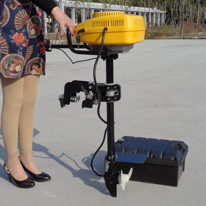 电动船挂机汽油推进器舷外机好启动四冲程汽油船挂机价格合理