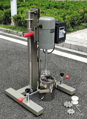 齐威SDF-450立式定时高速分散机数显搅拌分散乳化均质机涂料分散