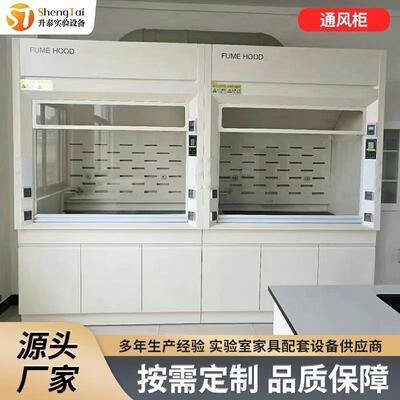 上海升泰全钢通风柜实验室专用落地通风橱化验室pp不锈钢材质