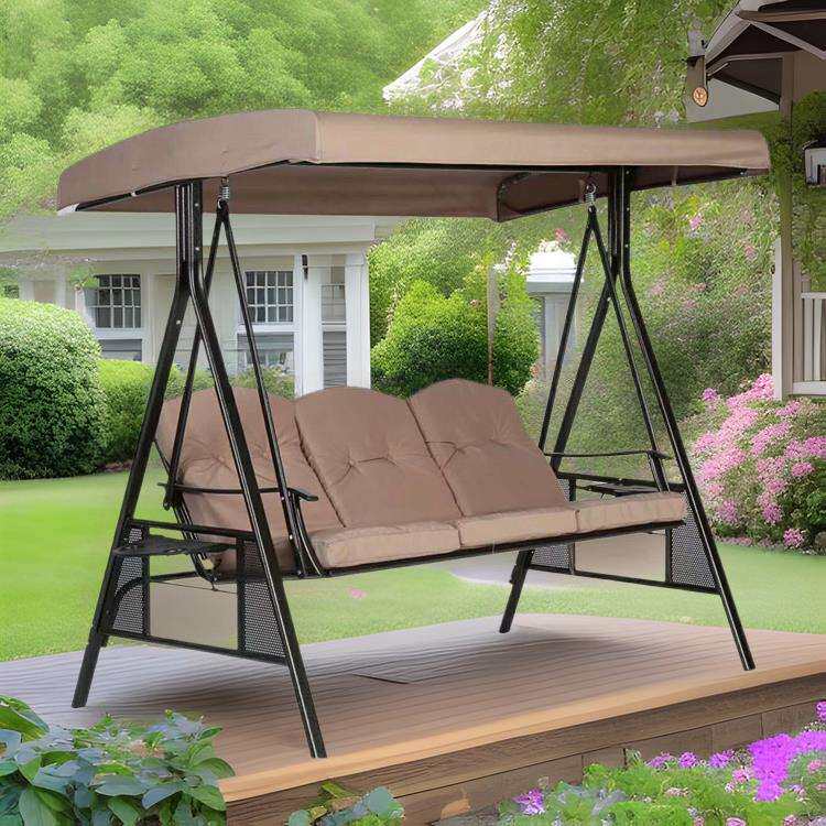 户外秋千双人摇椅室内外庭院花园秋千阳台别墅藤椅摇篮吊篮椅吊椅