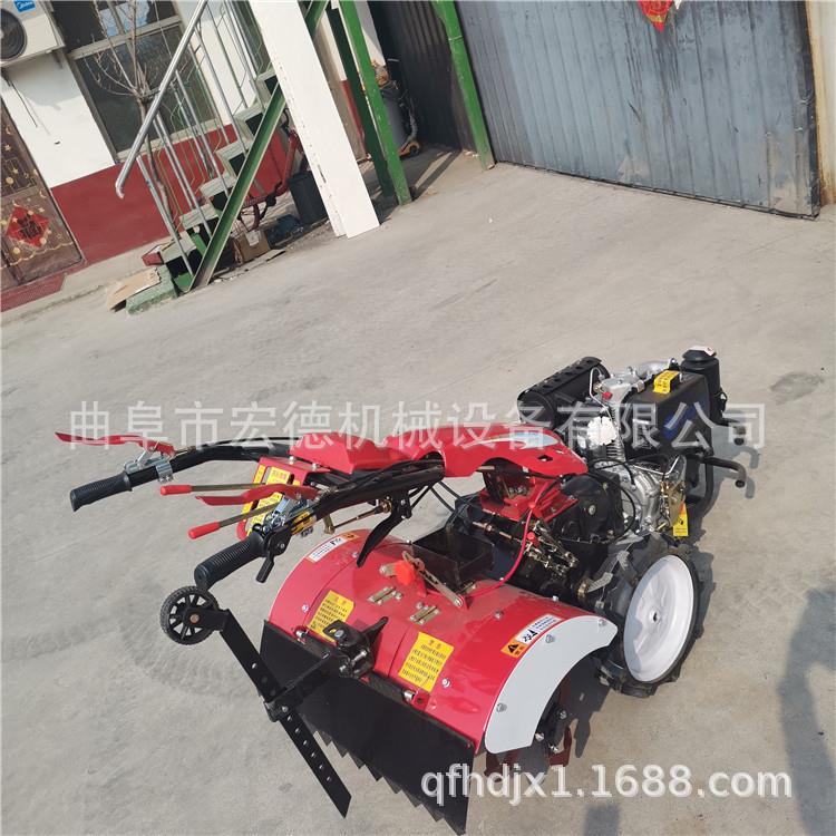 大直连四驱旋耕机山地果园微耕机192型松土犁地机