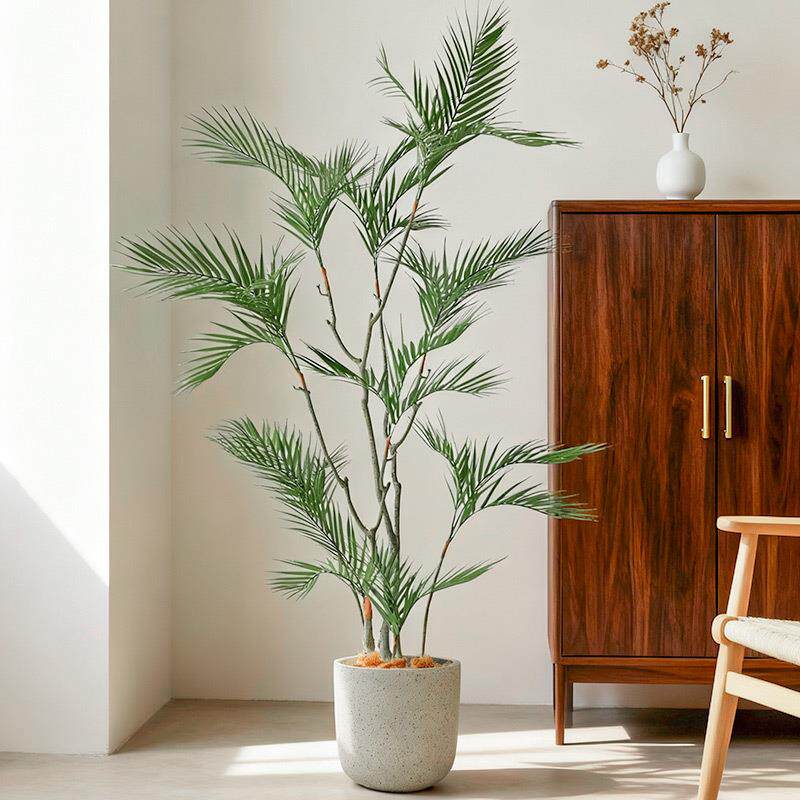 北欧大型仿真植物凤尾竹客厅室内装饰盆栽办公室落地摆件假绿植