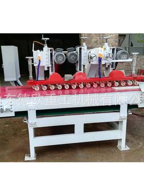 直销全自动瓷砖切割机械大理石三头数控修边机自由调节切割宽度