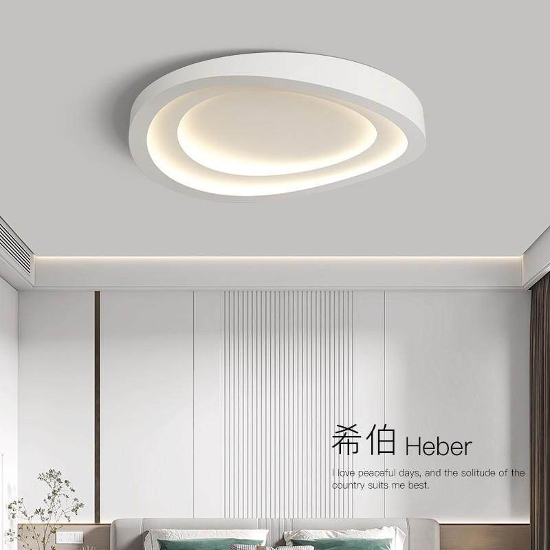 卧室吸顶灯护眼北欧现代简约客厅主卧房间智能遥控易安装led灯具