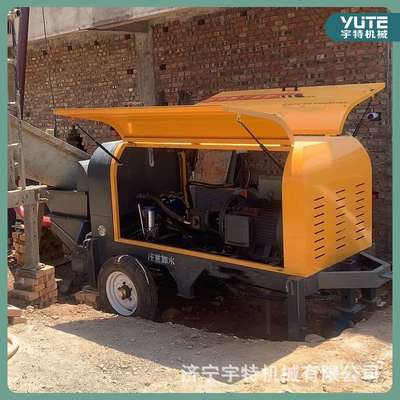 细石砂浆混凝土泵二次构造用浇筑泵大颗粒混凝土输送泵