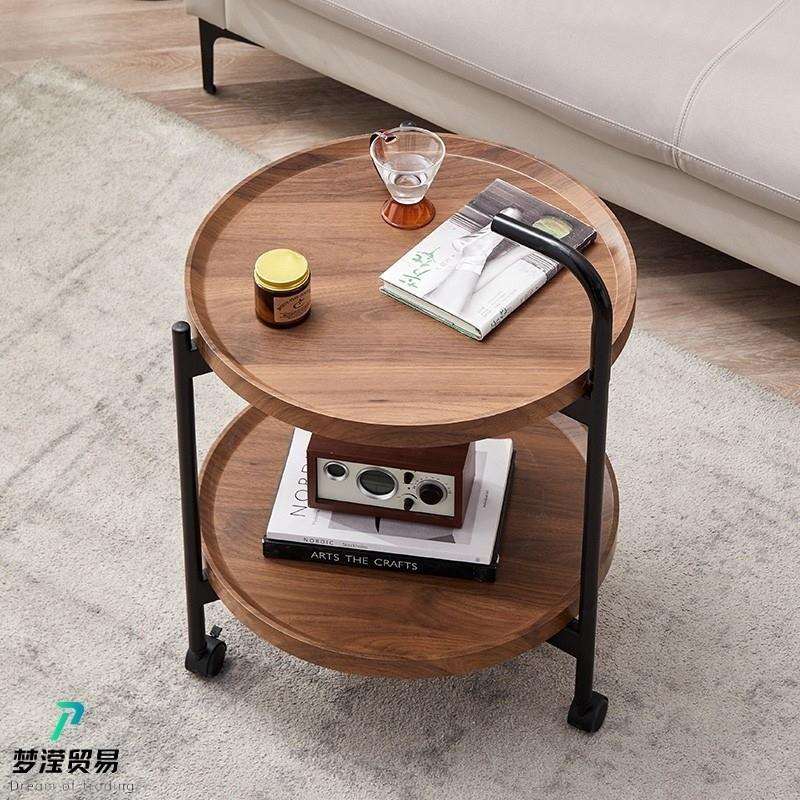 网红沙发边几可移动小桌子客厅阳台小圆桌茶几家用卧室床头置物桌