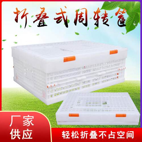 优惠供应加厚鸡用折叠周转箱鸡用运输筐鸡鸭鹅鸽笼鸡用周转筐