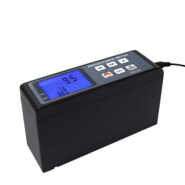 外贸出口英文遮盖率仪RM-206涂层油脂簿膜塑料制品表面反射率仪