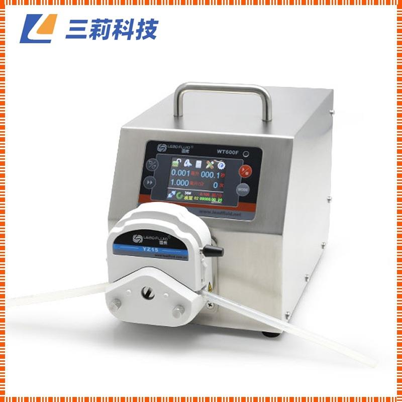 WT600F分配型智能蠕动泵雷弗30-80ml生产灌装蠕动泵