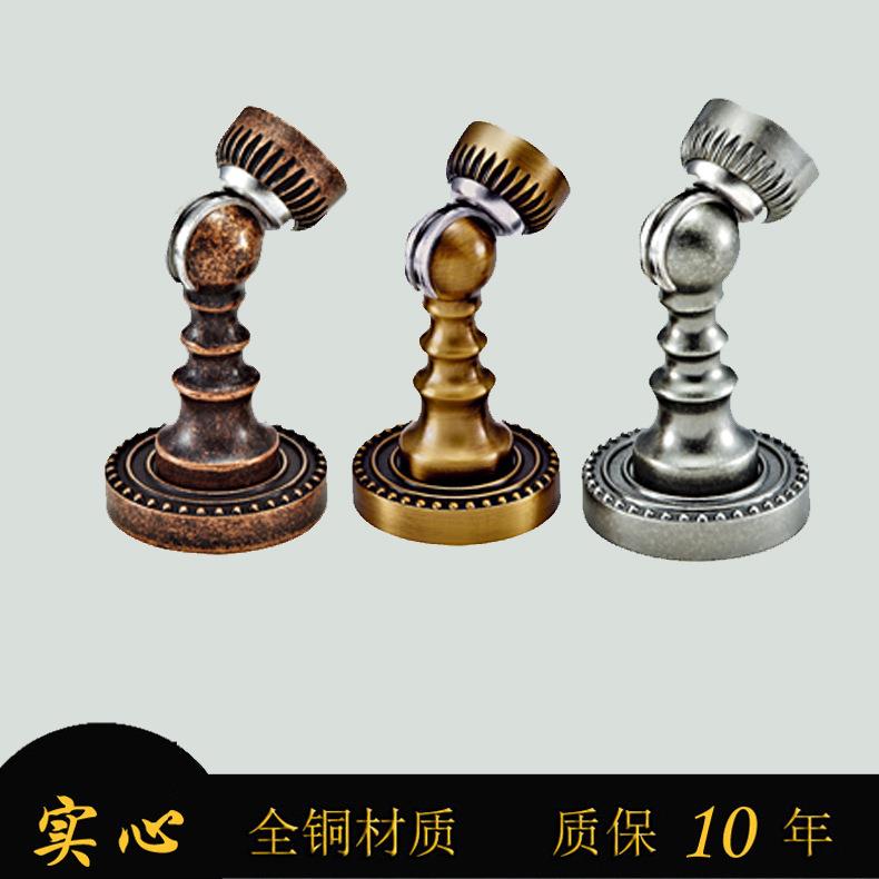 实木门墙地两用欧式美式铜门吸地吸世连泰好工房HD106BF/OC/HN