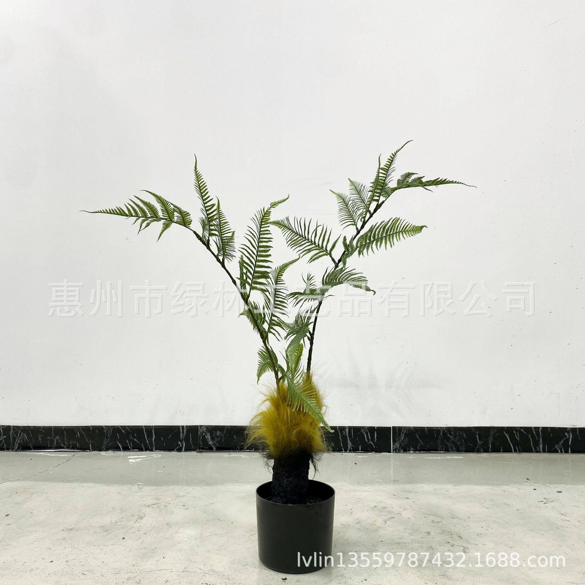 仿真绿植金丝蕨猴头蕨盆栽大型北欧客厅办公家居摆件室内装饰树摆,家居饰品,仿真植物盆景,淘宝优惠券,粉丝福利购,淘宝优惠卷