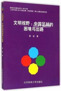 困境与出路 文明视野：中国足球 龚波著 北京体育大学出版 社