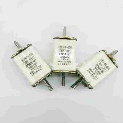 RTO-200型陶瓷熔断器刀型触头熔断体熔芯60A 80A 100A 120A 125A