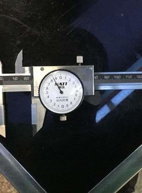 NATI带表卡尺150*0.02带齿轮游标卡尺精密