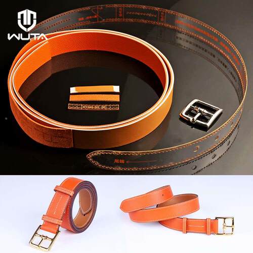 休闲商务皮带材料包皮带头腰带半成品 EPSOM小牛皮BOX CALF WT996