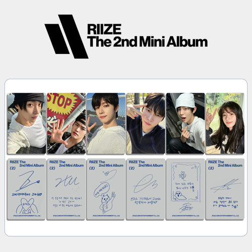 RIIZEmini2辑《II》自制明信片
