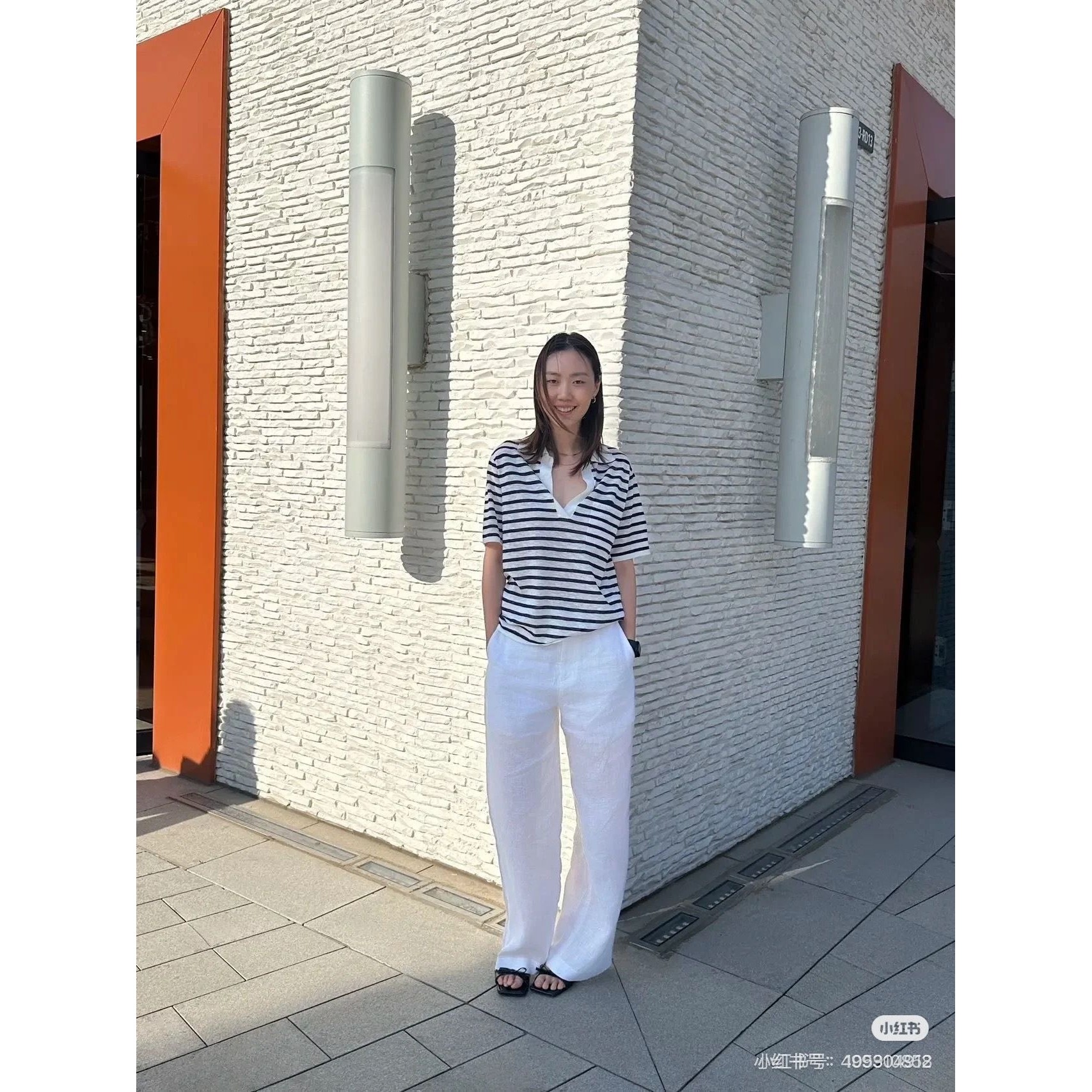 M家平替夏季新款秦岚同款宽松显瘦撞色条纹轻薄针织衫t恤POLO衫,女装/女士精品,POLO衫,淘宝优惠券,粉丝福利购,淘宝优惠卷