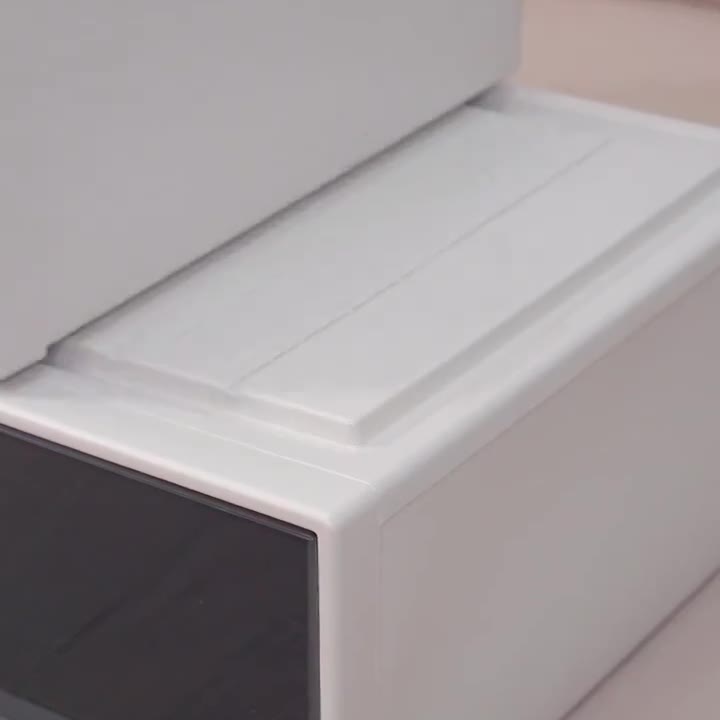 透明抽屉式塑料收纳盒家用衣橱衣服内衣零食储物柜整理收纳柜