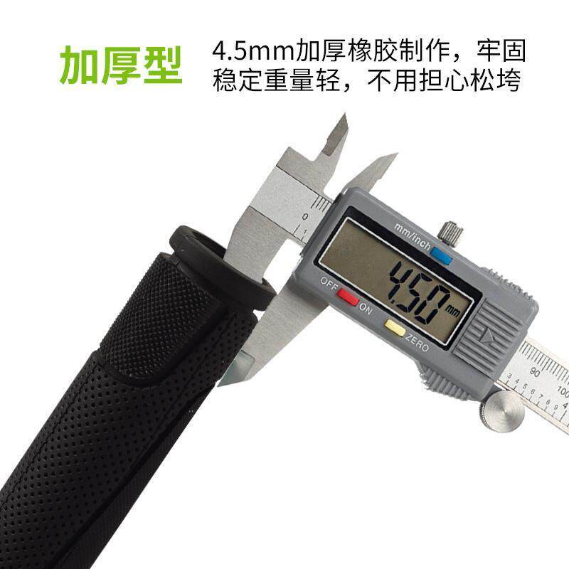 山地车橡胶握把防滑波纹手把变速单车自行车把握通用骑行配件