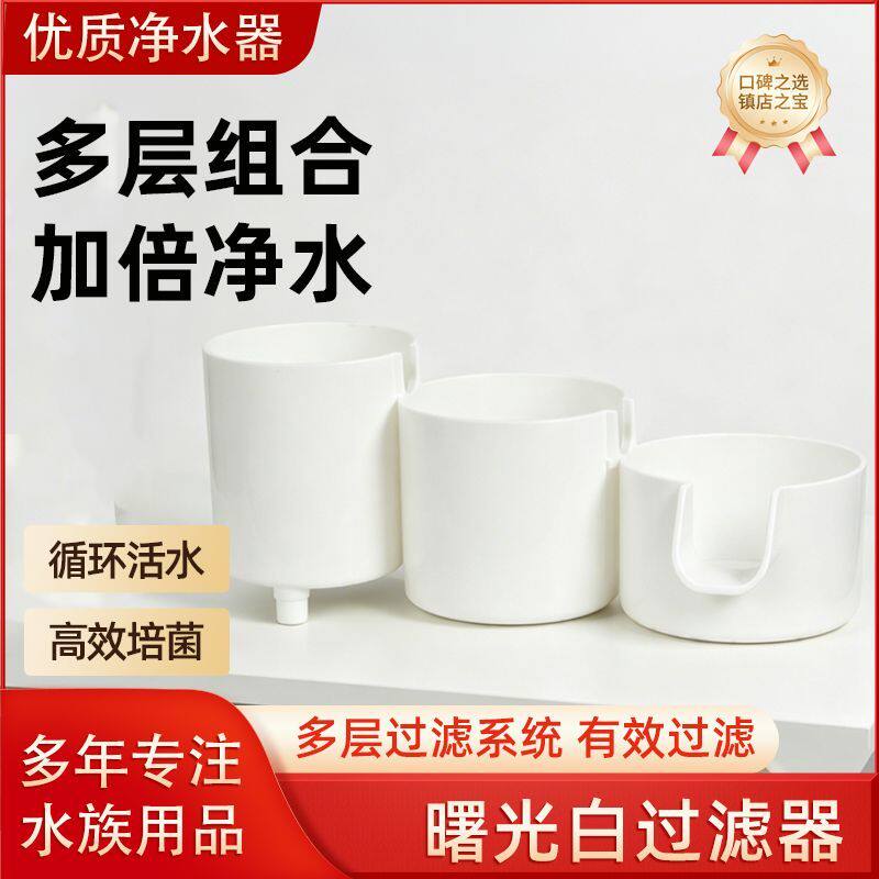 小型鱼缸过滤器上虑外挂免换水增氧静音水循环活水质更清澈过滤盒
