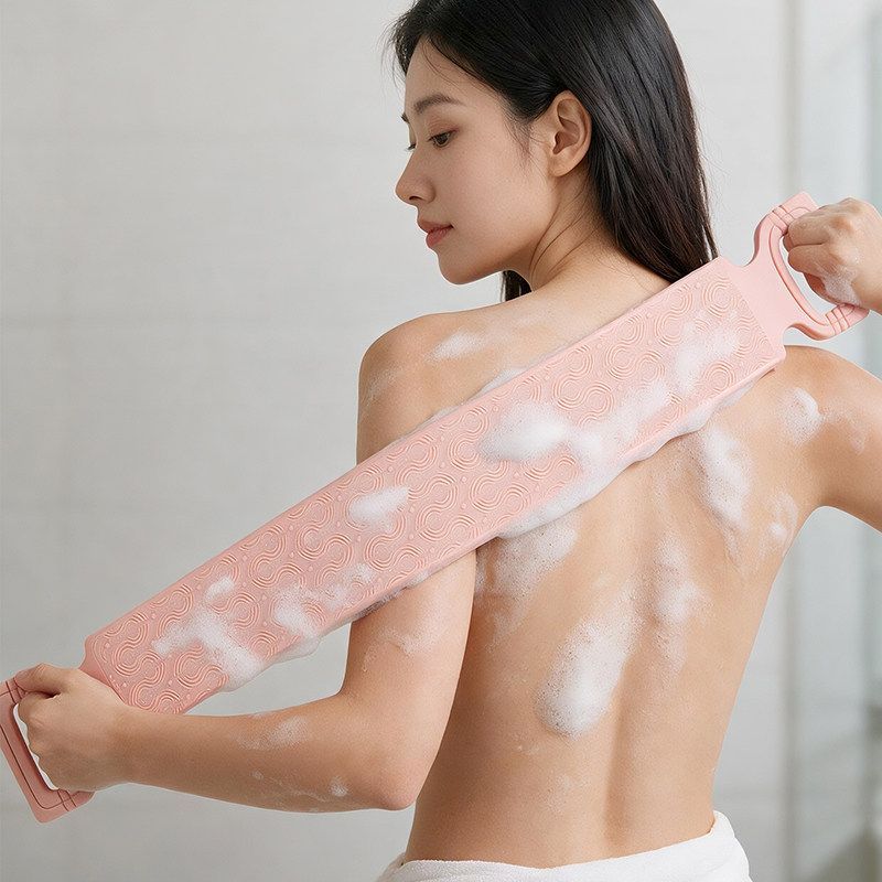 硅胶长条搓背神器家用女士后背不求人洗澡强力搓泥搓澡巾