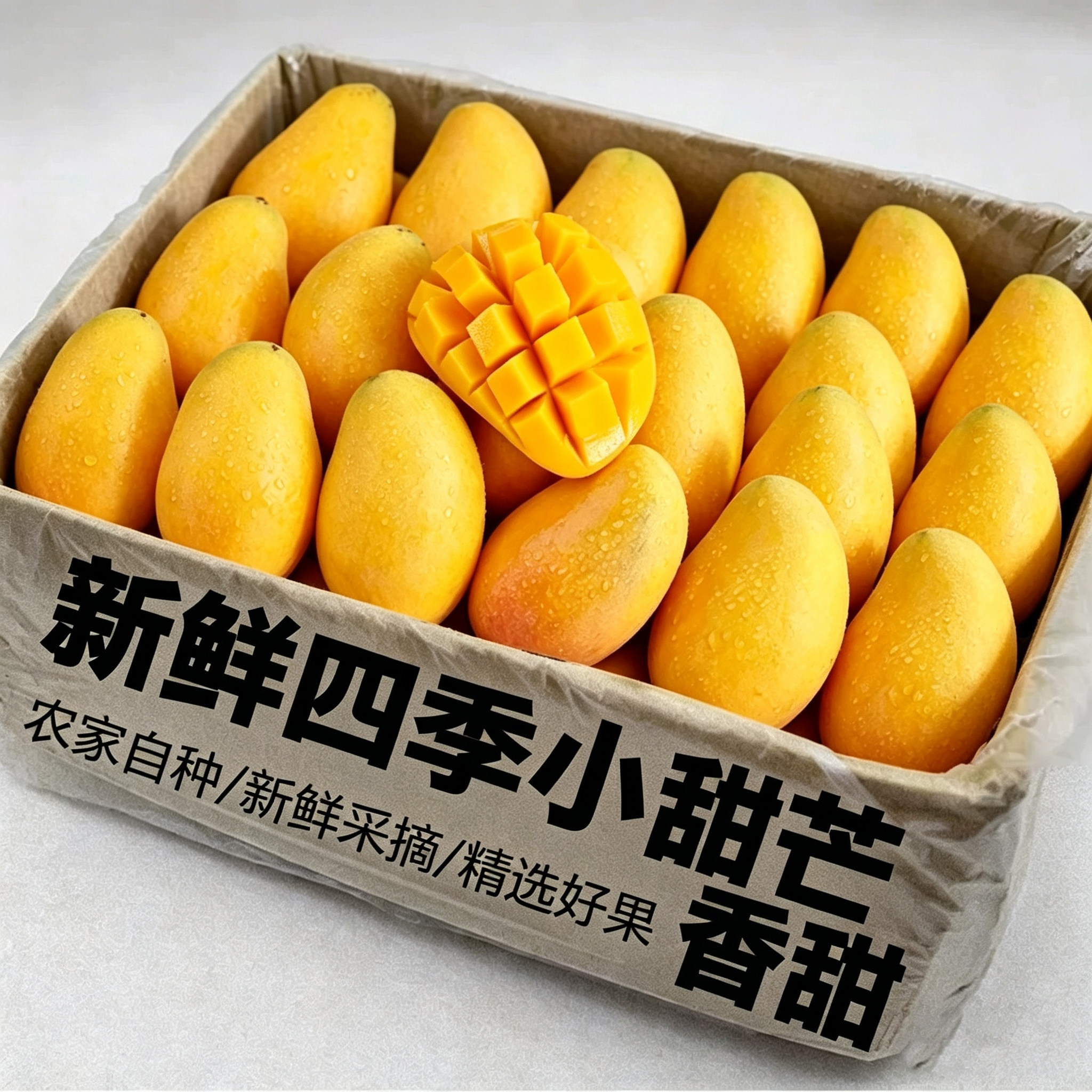 新品种四季小芒果广西甜芒果