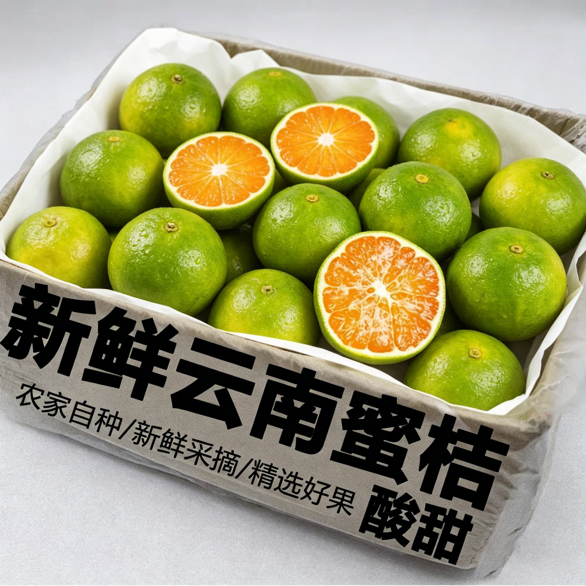 2026新鲜现摘青皮云南蜜橘应当季水果农家自种蜜橘甜整箱包邮