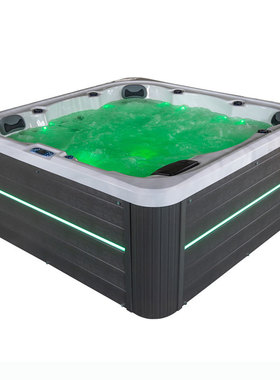 亚克力户外大池6人按摩户外浴缸盖六人水疗馆别墅hot tub jacuzzi