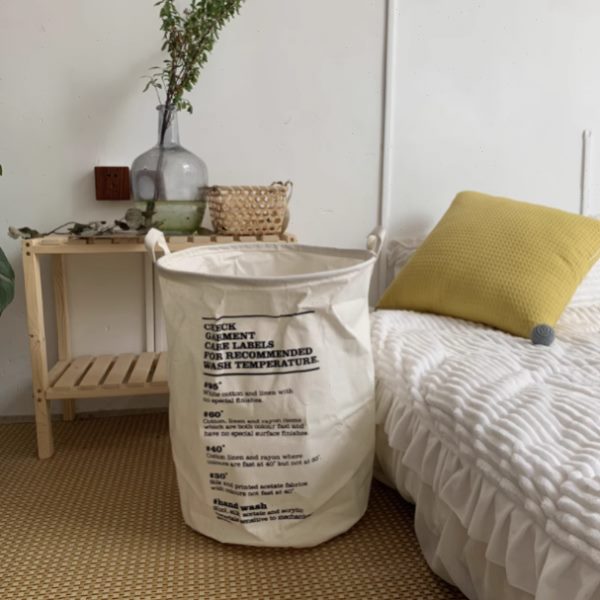 ins风脏衣篮收纳桶ZAKK大容量收纳A简约衣物家用桶艺棉麻布帆布